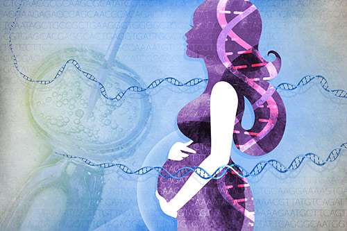 Prenatal genetic screening based on genomic medical technology increasingly allows for the detection and diagnosis of discreet genetic abnormalities within a clinical setting.   [Ernesto del Aguila III