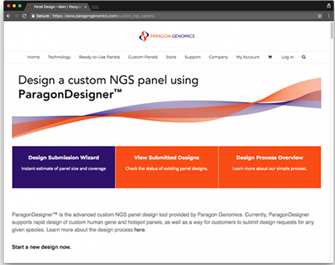 Online Tool for Easy Custom NGS Assay Design