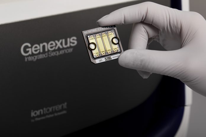 Thermo Ion Torrent Genexus Sequencer  instrument. On location.