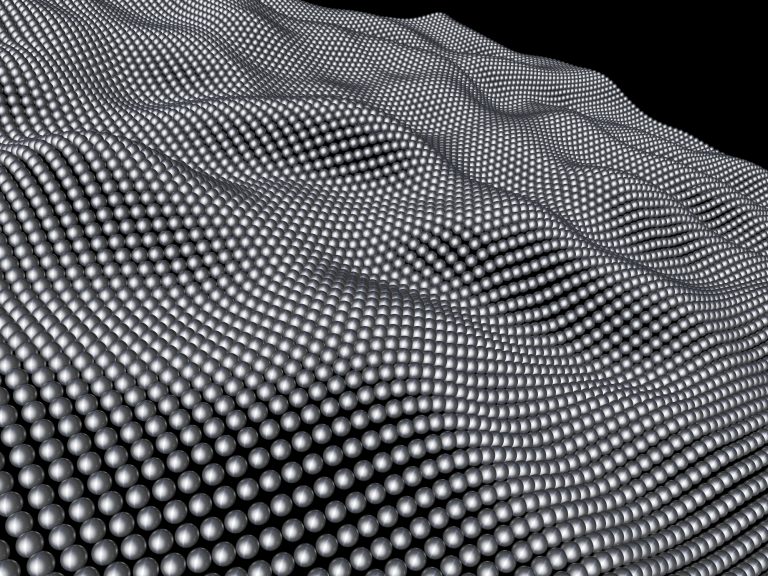 Nanospheres, computer artwork