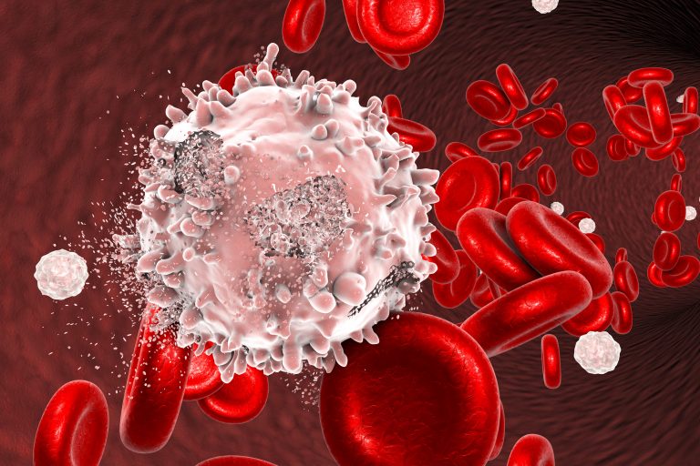 Destruction of leukaemia cell in blood cancer