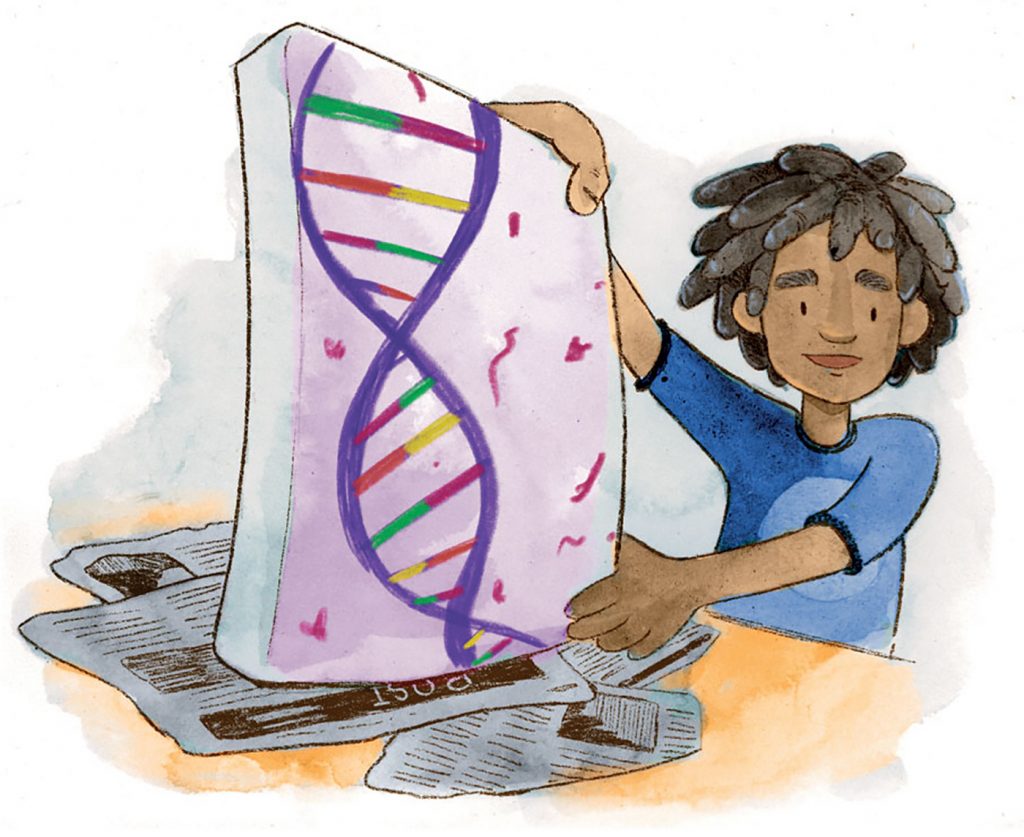 Jackets and Genes book illustration
