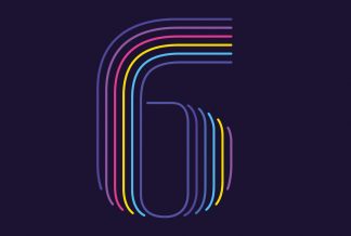 graphic of the number six