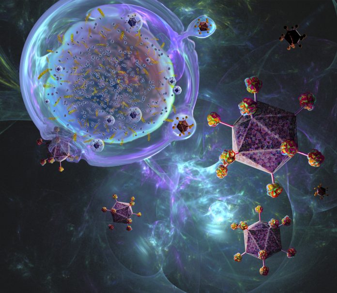 Illustration of CAR T-cell immunotherapy, similar to that developed by Autolus Therapeutics