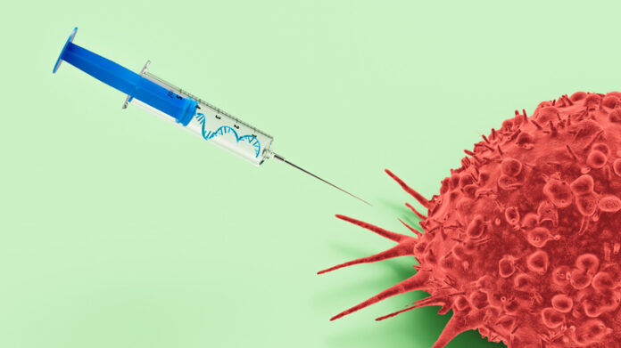 2189261836 Cancer vaccine, conceptual illustration